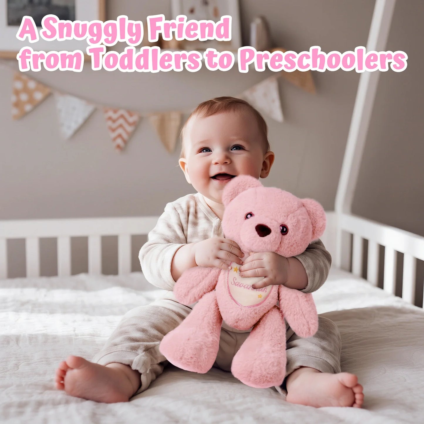 Starlight Teddy Bear - Short-Pile Fur - Personalized Gift