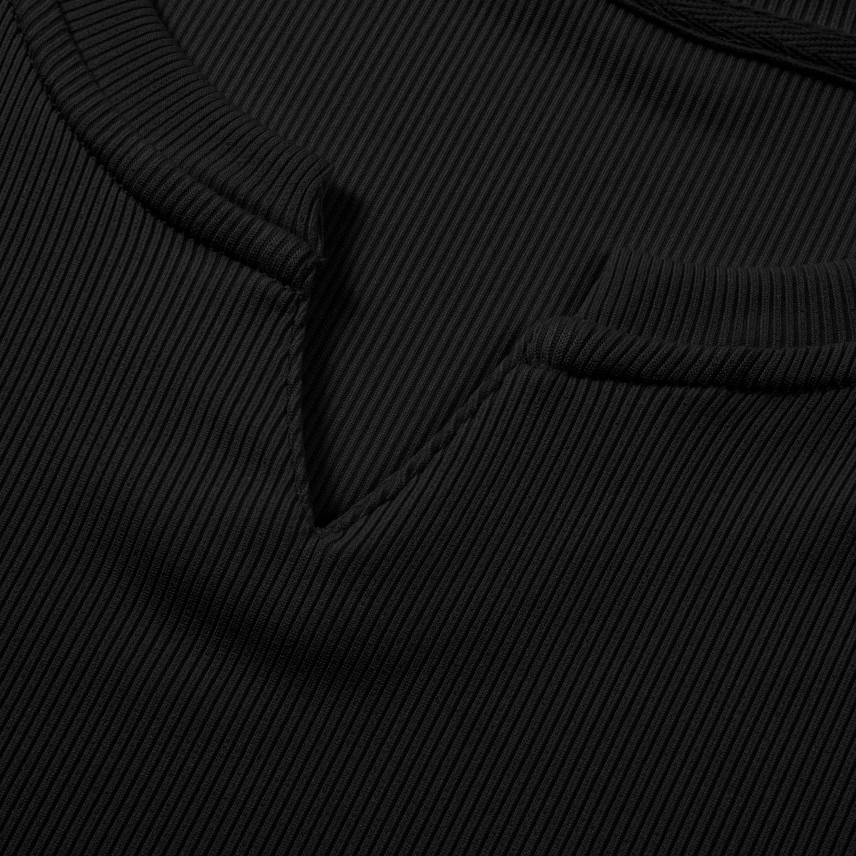 Men's Slim V-Neck Muscle Long Sleeve Tee