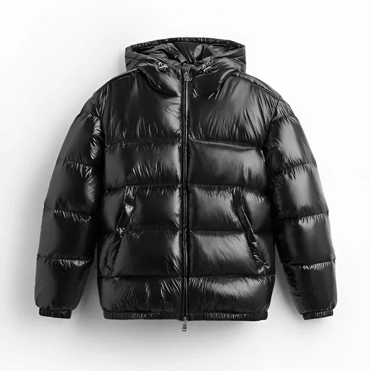 Glossy Nylon Winter Puffer