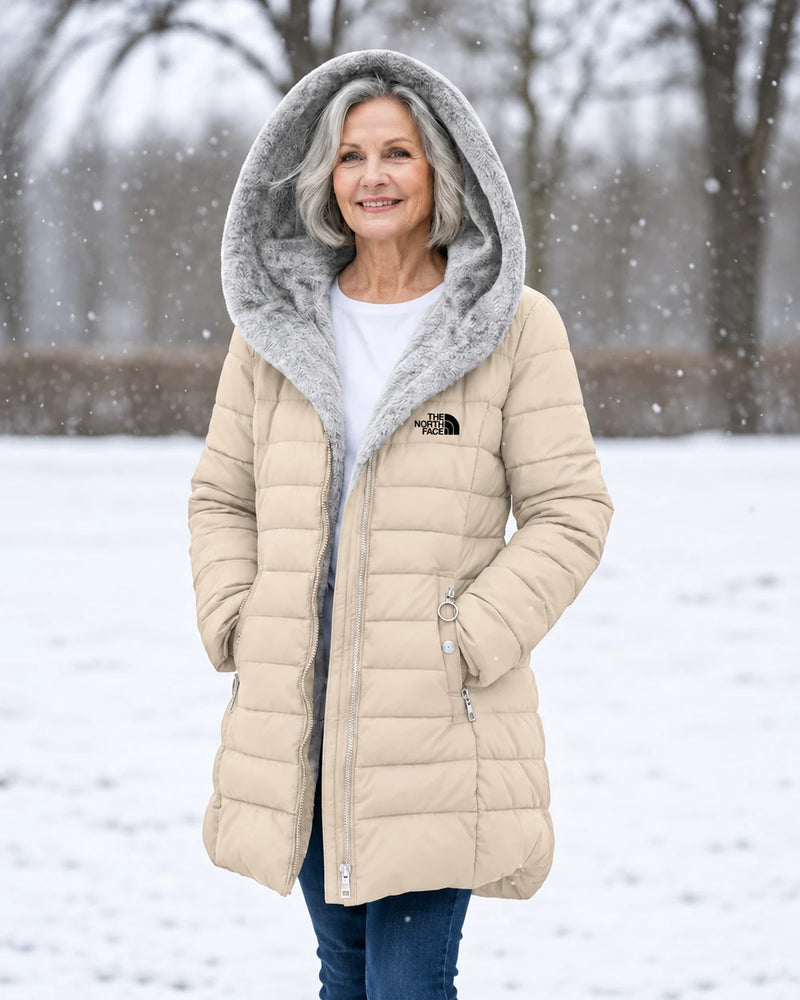 Fleece Lined Quilted Coat