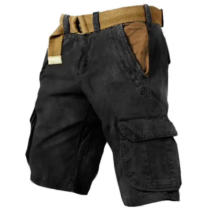 Men's Multiple Pockets Wear-Resistant Cargo Shorts