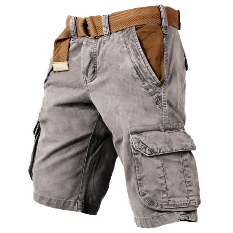 Men's Multiple Pockets Wear-Resistant Cargo Shorts