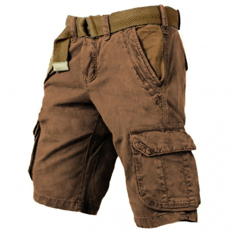 Men's Multiple Pockets Wear-Resistant Cargo Shorts