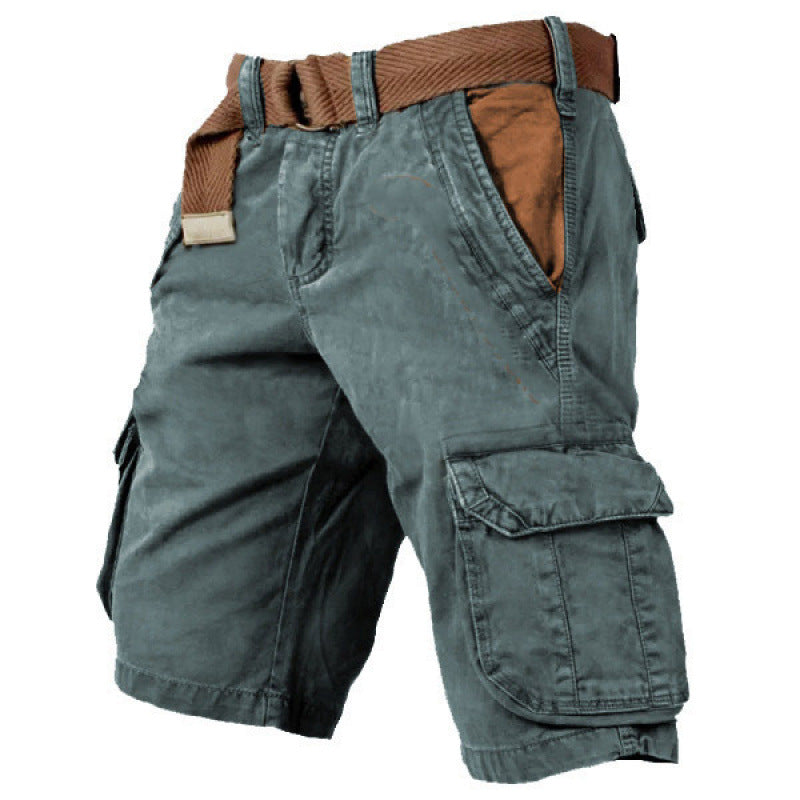 Men's Multiple Pockets Wear-Resistant Cargo Shorts