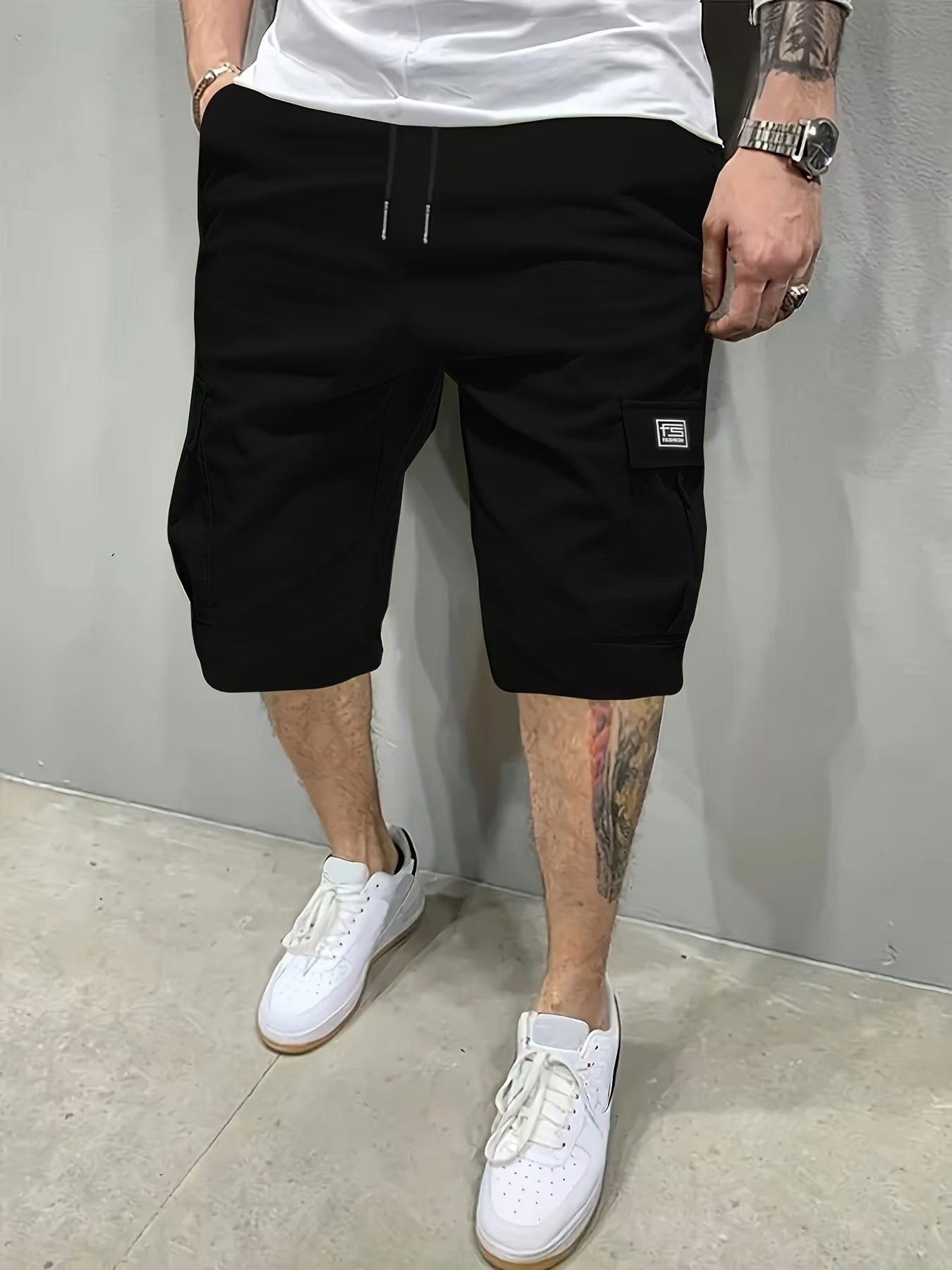 Men’s Casual Loose Multi-Pocket Cargo Work Pants