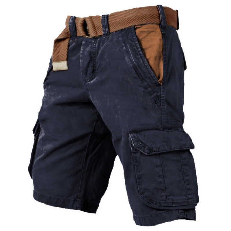 Men's Multiple Pockets Wear-Resistant Cargo Shorts