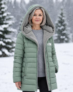Fleece Lined Quilted Coat
