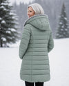 Fleece Lined Quilted Coat